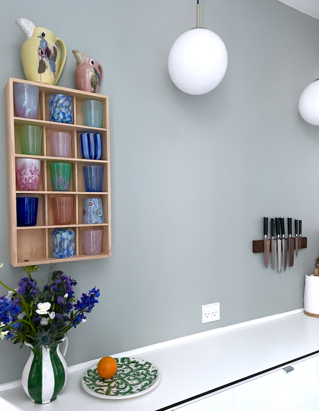 HAND PAINTED ITALIAN DISH 〰️ GREEN 