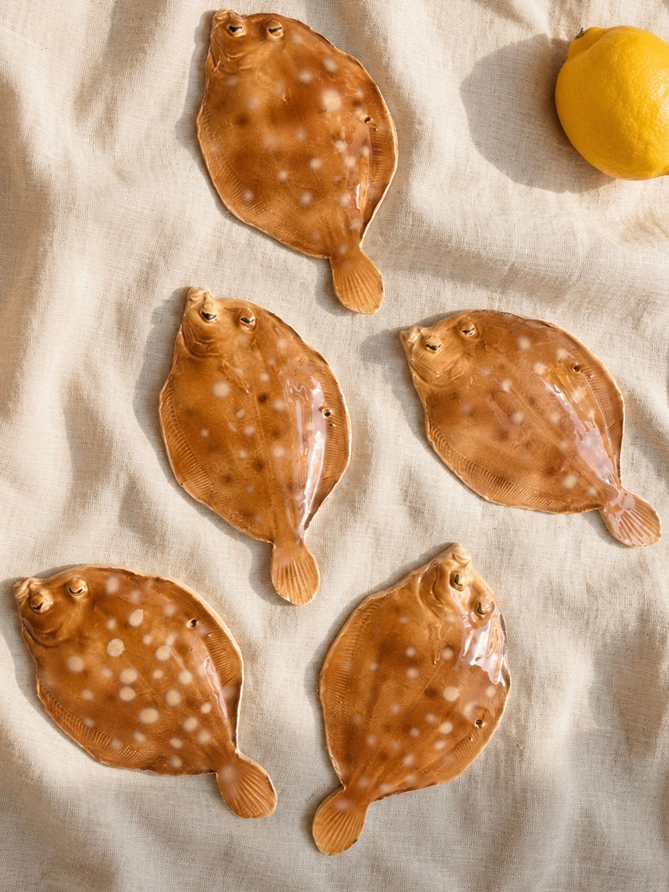 Small handmade flatfish ~ Wall hanging