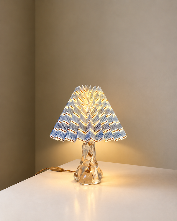 Vintage glass lamp // Royal Copenhagen