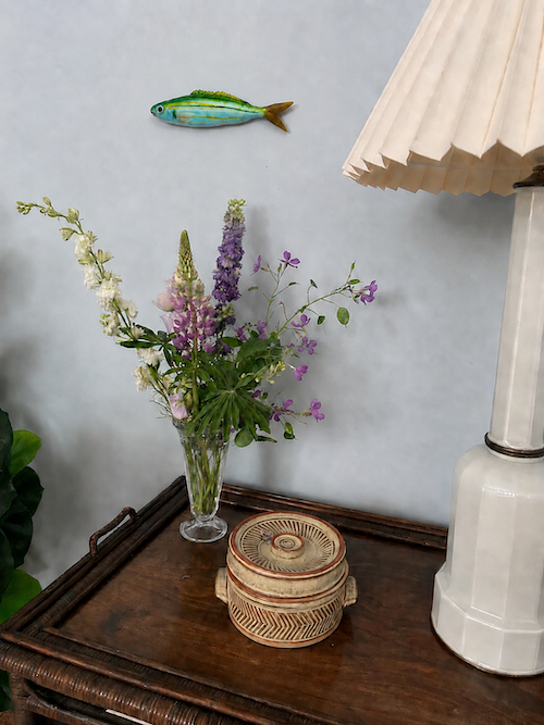 Green handmade Boga ~ Wall hanging