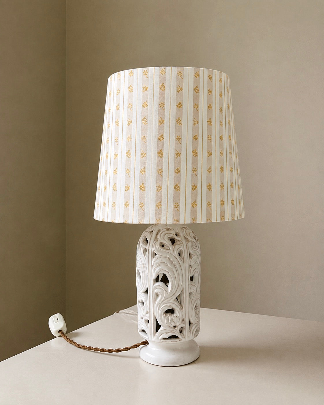 Henning Seidelin stor skulpturel keramiklampe