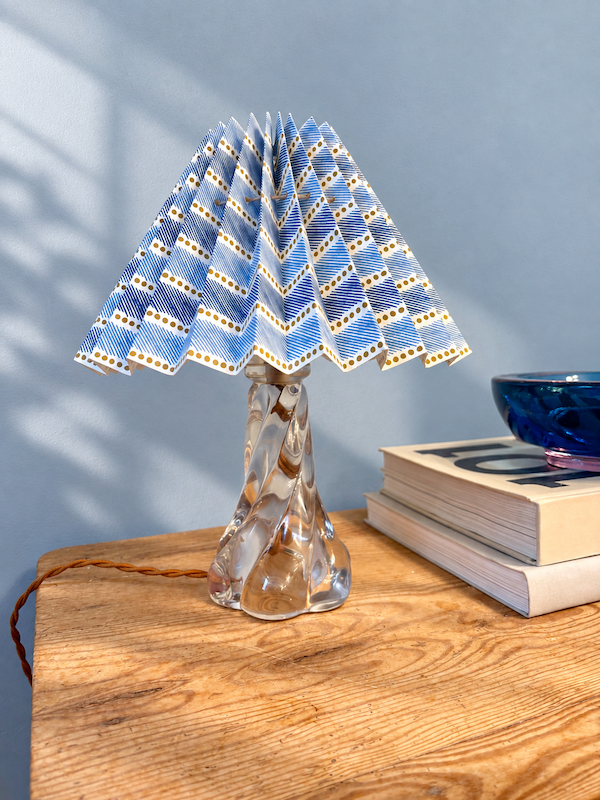 Vintage glass lamp // Royal Copenhagen