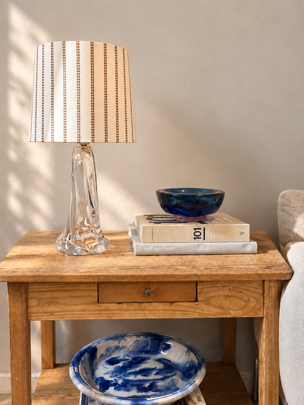 Vintage glass lamp // Royal Copenhagen