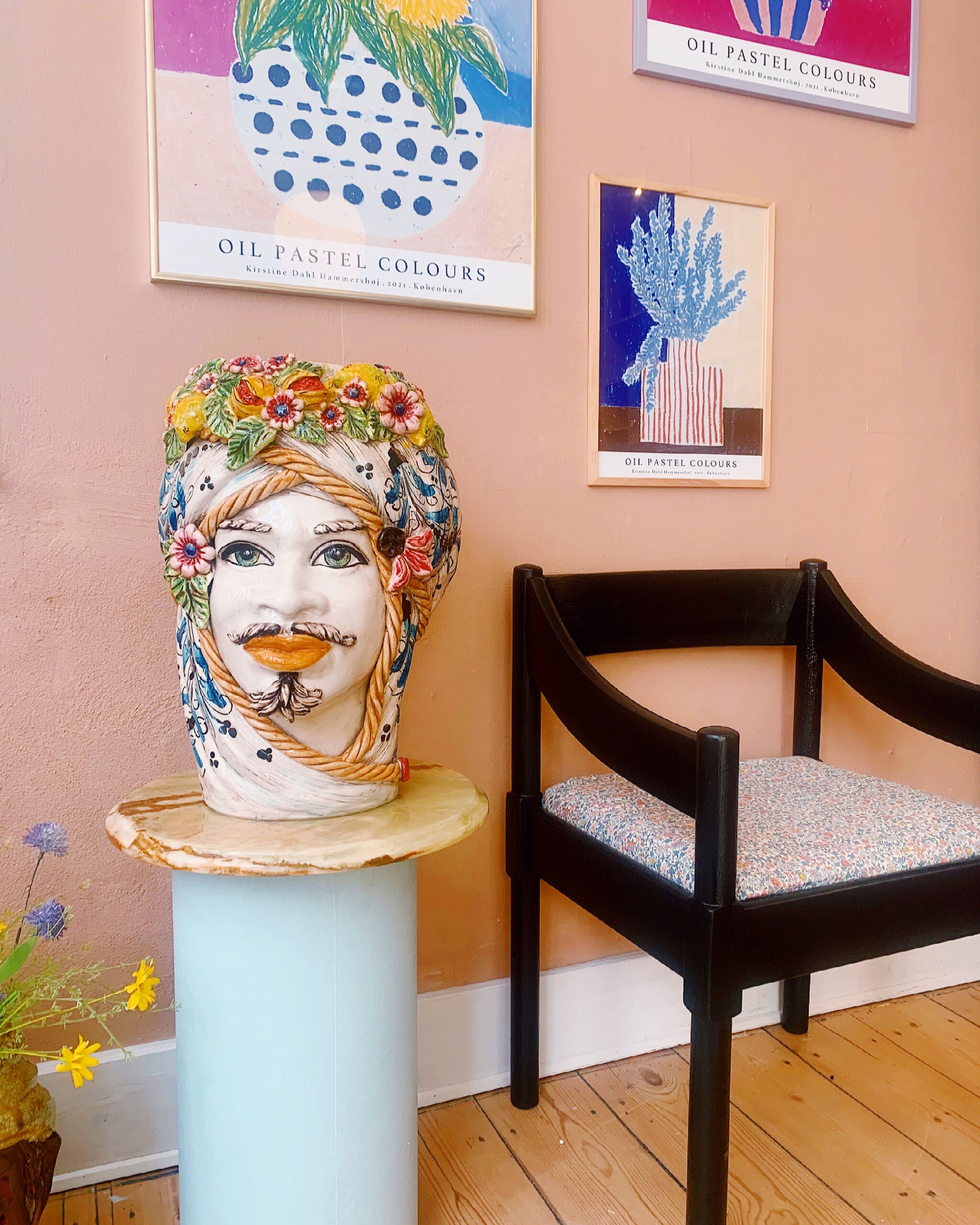 Sultan Primavera | Huge Sicilian head jar