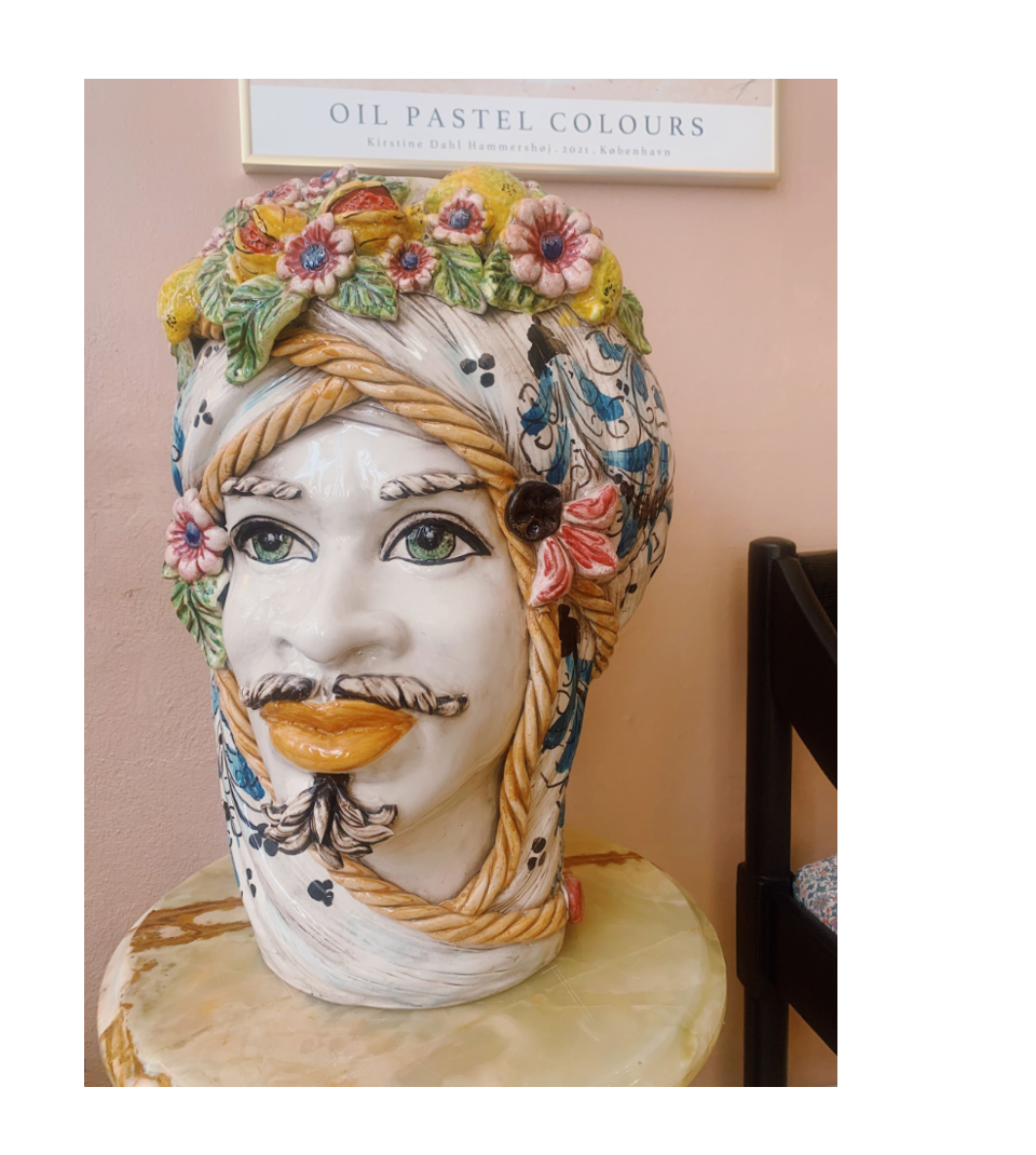 Sultan Primavera | Huge Sicilian head jar