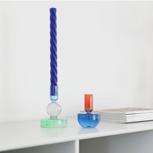 Jumble Candlestick | Blue