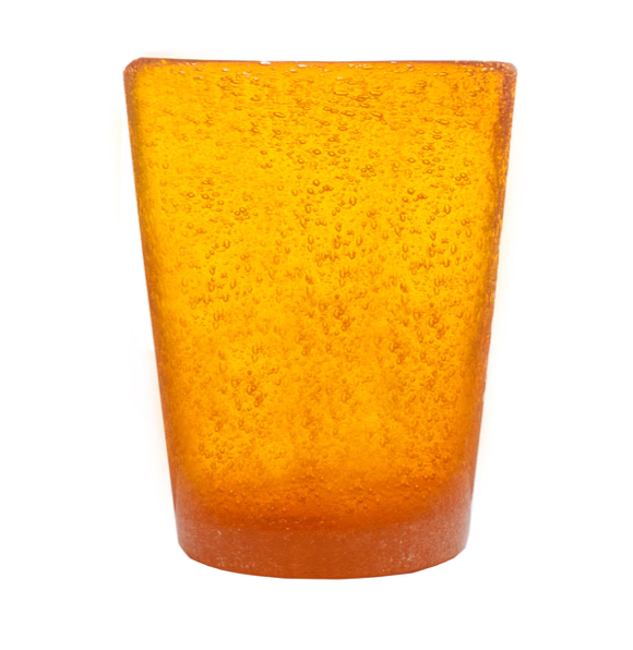 Mouth blown Bubble glass ~ Mandarin
