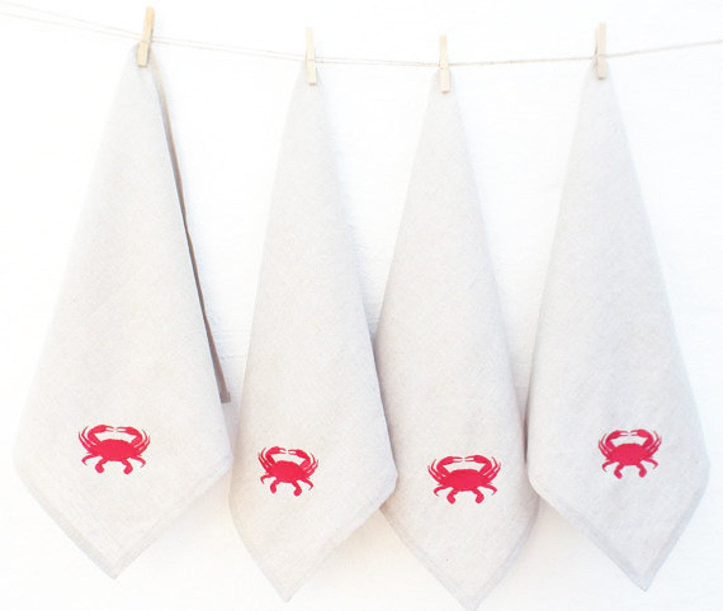 Cloth Napkins | Red Crab